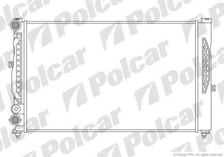 Радіатори охолодження Polcar 692508B1 (фото 1)