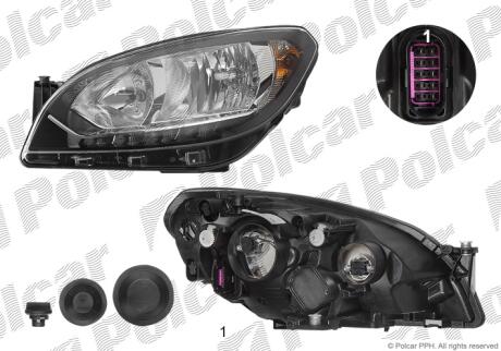 Фара основная Polcar 69A1101H