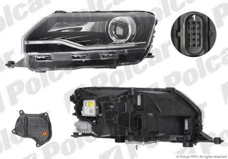 Фара основная правая D5S, LED Polcar 69B1103V