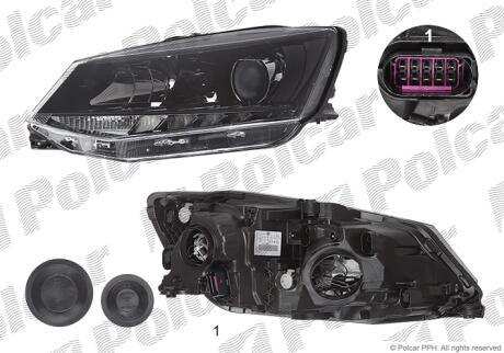 Фара основная Polcar 69B2101H