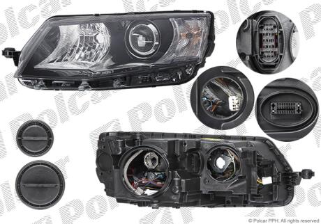 Фара основна Polcar 69C1091U