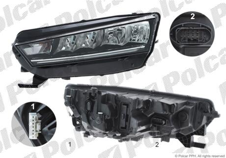 Фара основная Polcar 69C4091X