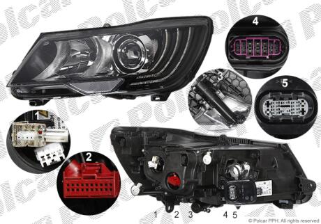 Фара основная Polcar 69D1091H