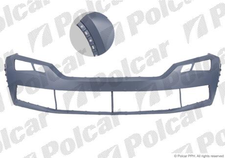 Бампер передній Polcar 69X307-4