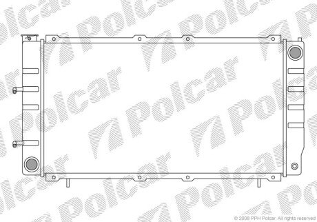 Радіатори охолодження Polcar 720508-2 (фото 1)