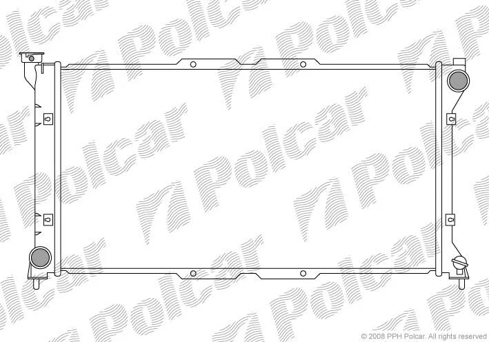 Радіатори охолодження Polcar 720608-1 (фото 1)