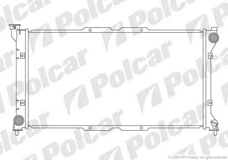 Радіатори охолодження Polcar 720608-1