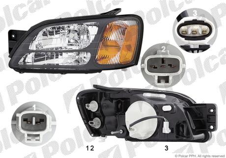 Фара основная Polcar 7207092