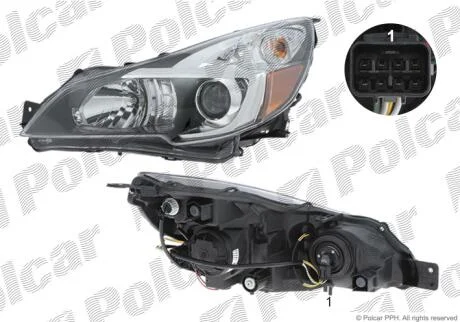 Фара основна Polcar 7209104