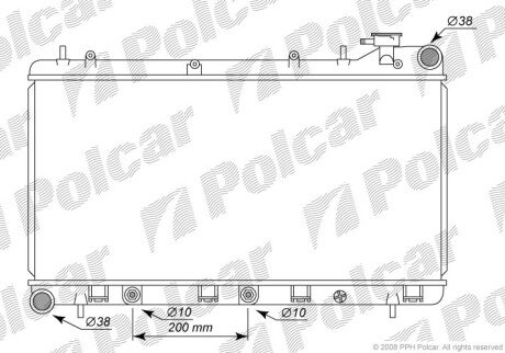 Радіатори охолодження Polcar 721008-2