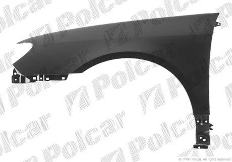Крило спереду ліворуч Polcar 721401-2