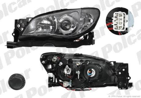 Фара основная Polcar 721410-E