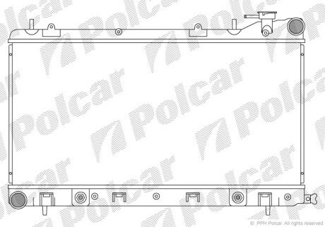 Радіатори охолодження Polcar 724108-2 (фото 1)