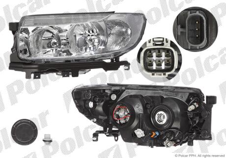 Фара основная Polcar 724209-E