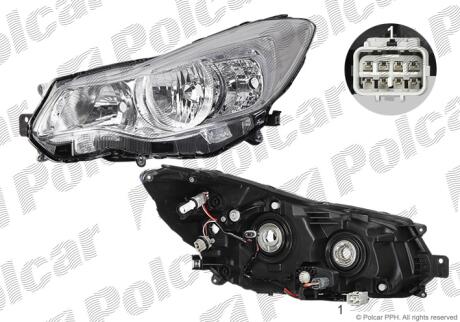 Фара основная Polcar 72C1090E