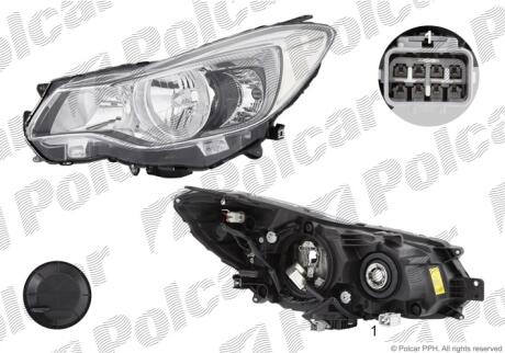 Фара основная Polcar 72L1091E