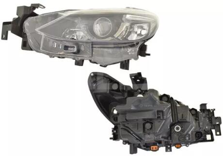 Фара основная правая H11, HB3, W5W, WY21W Polcar 72X1103