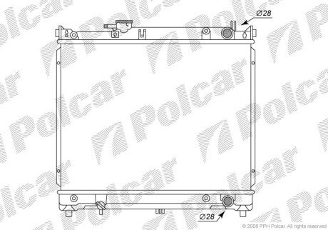 Радіатори охолодження Polcar 740308-1