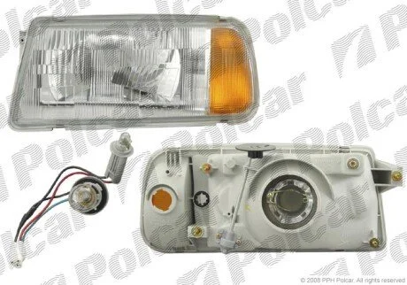 Фара основна ліва H4, P21W, W5W Polcar 740309-E