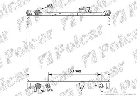 Радиаторы охлаждения Polcar 740408-3