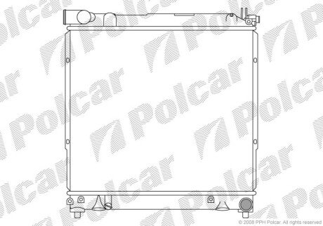 Радіатори охолодження Polcar 740808-3