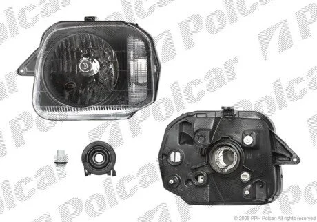 Фара основная левая H4 Polcar 740909-E