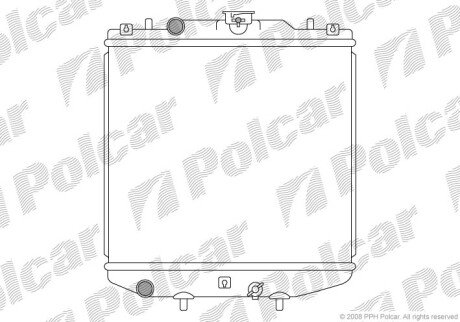 Радіатори охолодження Polcar 741108-1