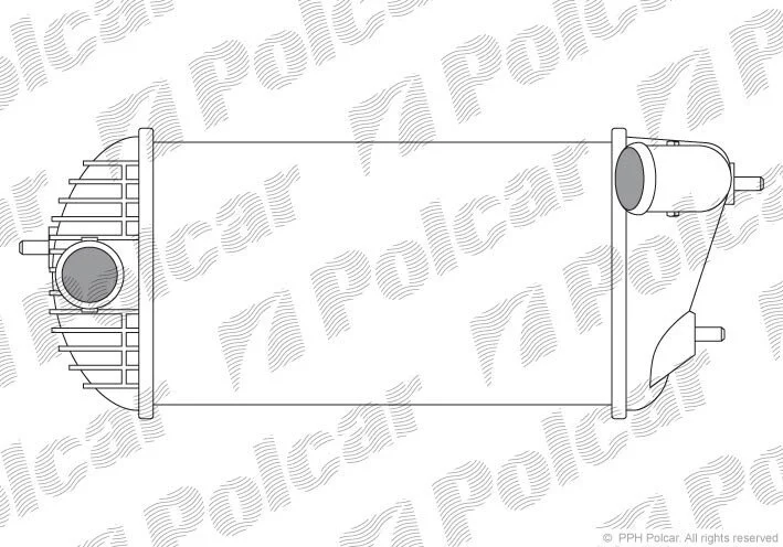 Радиаторы воздуха (Интеркулеры) Polcar 7415J8-1 (фото 1)