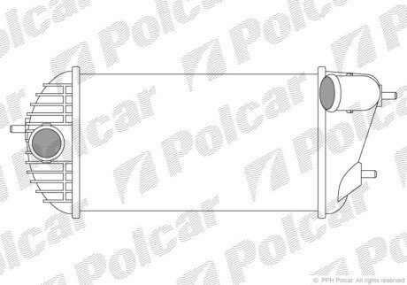 Радиаторы воздуха (Интеркулеры) Polcar 7415J8-1