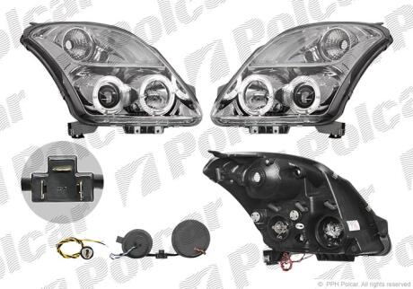 Фара основная Polcar 742309AE