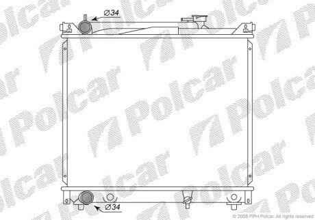 Радіатори охолодження Polcar 7424083K