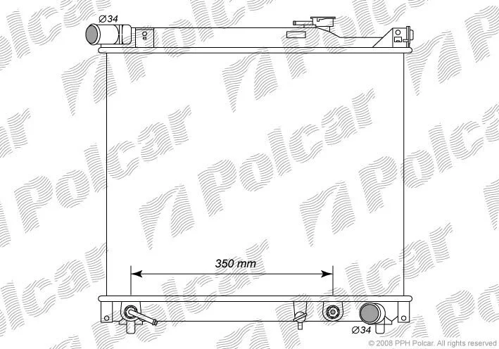 Радіатори охолодження Polcar 742408-5 (фото 1)
