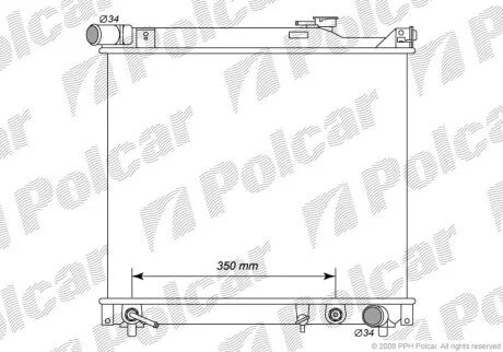 Радіатори охолодження Polcar 742408-5