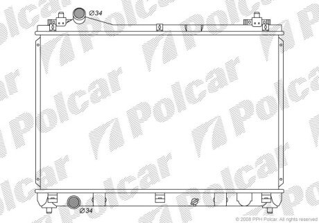 Радіатори охолодження Polcar 7426081K (фото 1)