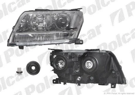 Фара основная правая H7, HB3 Polcar 7426101E
