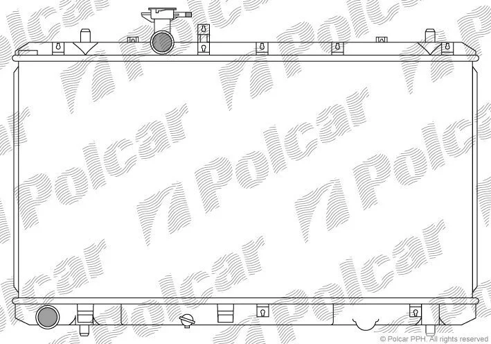 Радіатори охолодження Polcar 743508-1 (фото 1)