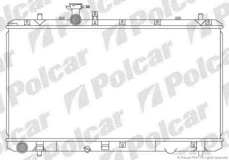 Радіатори охолодження Polcar 743508-1