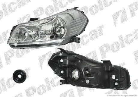 Фара основна ліва H4, PY21W, W5W Polcar 7435092E