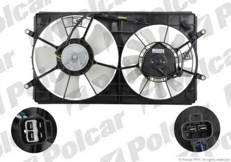 Вентиляторы с корпусом/кронштейном. Polcar 743523W1