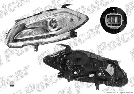 Фара основная Polcar 74L1091E