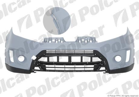 Бампер передній Polcar 74L207
