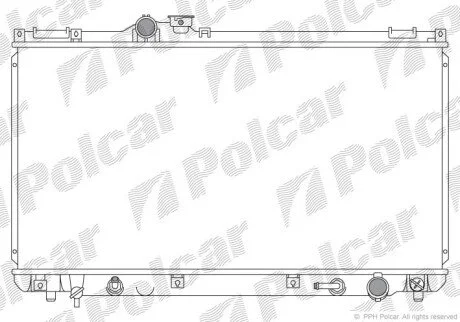 Радіатори охолодження Polcar 801008-1