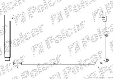 Радиаторы кондиционера Polcar 8010K8C1