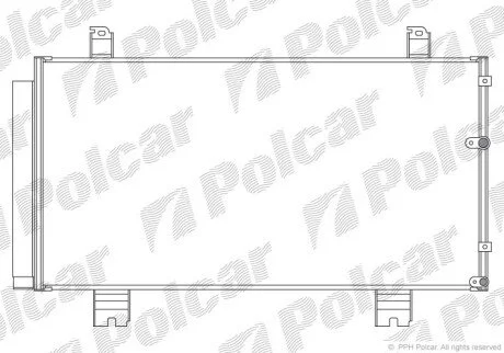 Радиаторы кондиционера Polcar 8011K81K