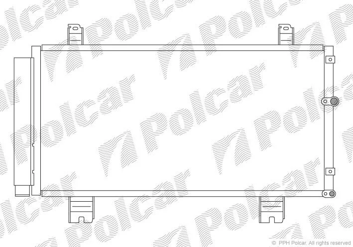Радиаторы кондиционера Polcar 8011K8C1 (фото 1)
