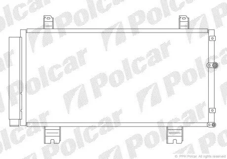 Радиаторы кондиционера Polcar 8011K8C1