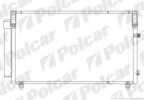 Радіатори кондиціонера Polcar 8021K8C1