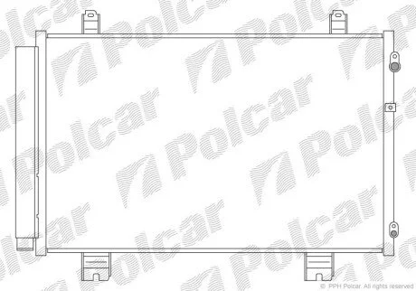 Радиаторы кондиционера Polcar 8044K8C1
