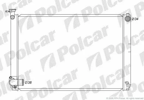 Радіатори охолодження Polcar 8061083K