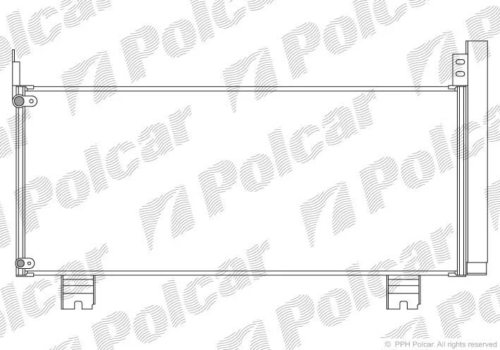 Радіатори кондиціонера Polcar 8062K81K (фото 1)